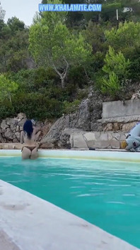 Jag knullar killen från poolen i Prag - Voyeur POV hårt franskt knull