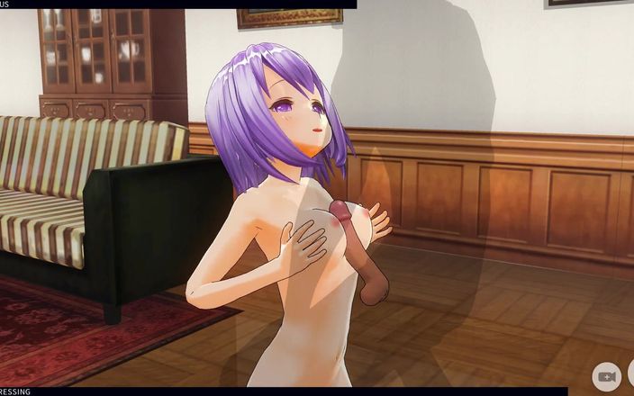 H3DC: 3D Hentai Roztomilá Náctiletá roztomilá holka kojí péro