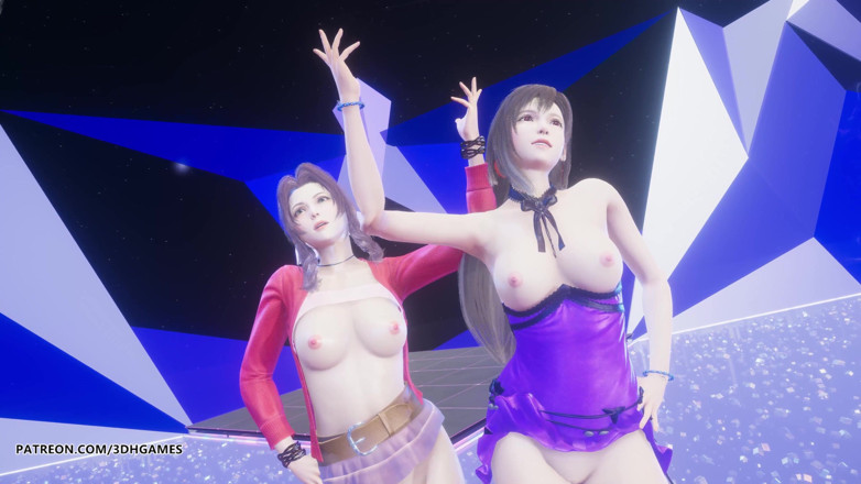 3D-Hentai Games: [MMD] TAEYEON - INVU Aerith Tifa Lockhart gorąca striptiz final fantasy...