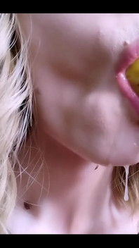  Instead of a cock or a dildo,