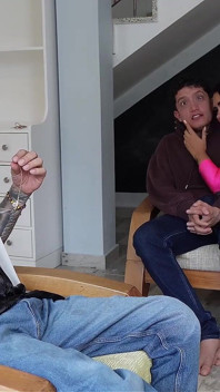 Eu Não Achava Que Meu Primeiro Ménage Seria Com Meu Namorado E Meu Cunhado, Dois Paus Grossos Quebram Minha Buceta