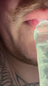 Glowing Dildo - Smoking