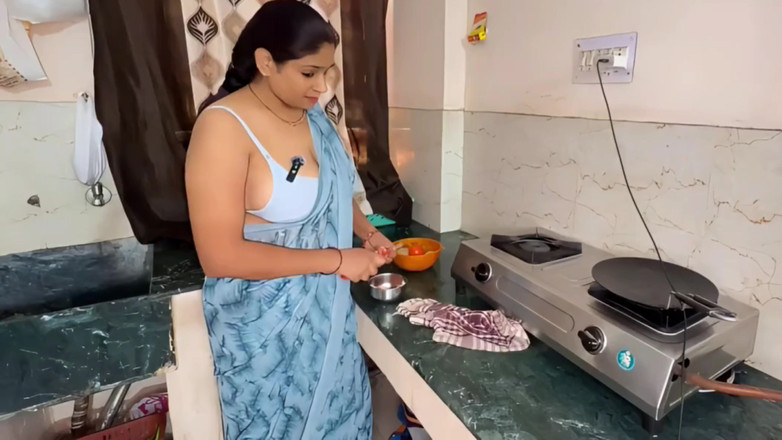 FantacyCouple: Indická nespokojená Bhabhi Lusty Sex s Devarem na stánku v...