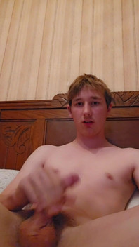 The 18 Year Old Guy Jerks off and It Feels Good