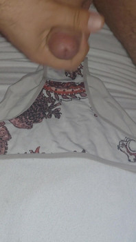 I Ejaculate Into the Panties My Wife Is Going to Wear While She Is in the Bathroom.