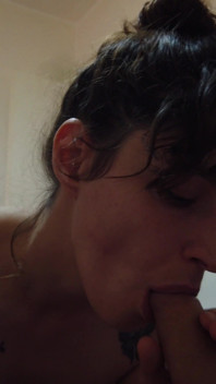 POV Blowjob Delicious Tongue Game in His Cocoon