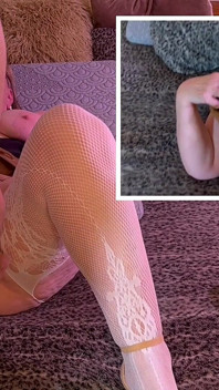 Babci Bambi's Double Dildo DP Dickdown i Lizanie cipki!