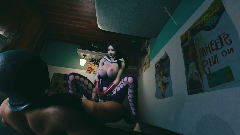 Why fuck so hard: 3D Huge Boobs MILF Wearing Hot Lingerie Got Fucked Outside...