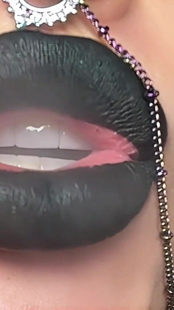 Viper Fierce: Dirty Talking Sissy Whore Close up Smoking and Lips Fetish