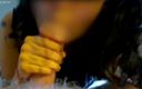 Maria Luna Mex: Fată mexicană suge pula grasă a iubitului ei alb