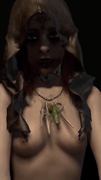 Lady Cassandra di atas | Parodi Kampung Evil Resident