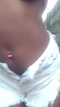 Striptease Shaking My Booty Spreading Rubbing My Pussy Outdoors