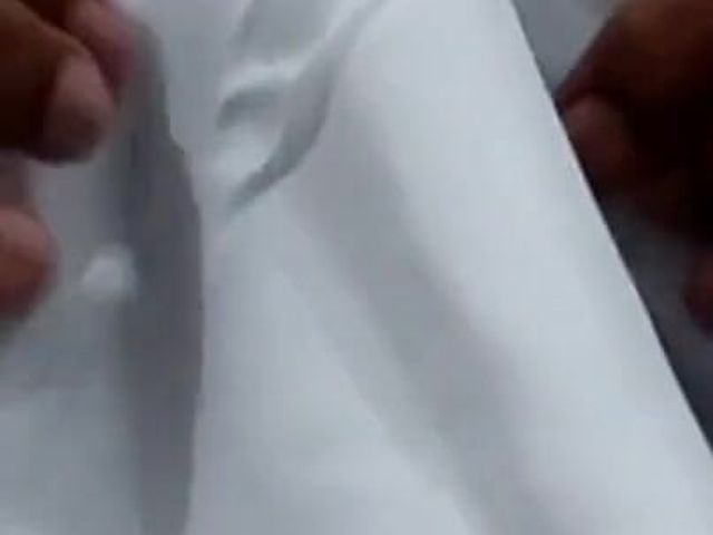 Satin Silk Handjob Porn - Satin Silky White Suit Rub on Dick Head (86) (Satin and silky)