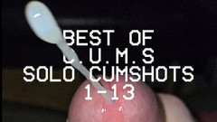 Cum Juggler: C.U.M.S - 特写和动作减慢 - 最好的单人射精 1-13