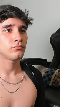 Young Latin Guy Sucks Dildo and Masturbates
