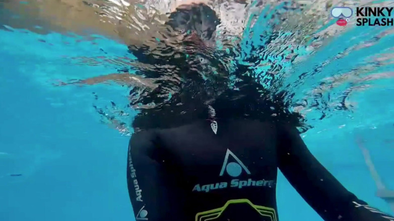 UKCuteGirl Lucy Lauren: Underwater Wetsuit JOI in My Private Pool