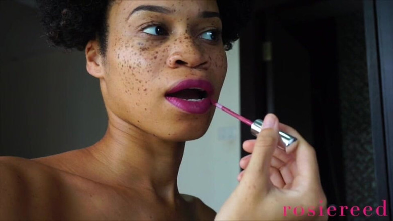 Rosie Reed: Perfect Lipstick Ignore- Goddess Rosie Reed Ignores You While Putting...