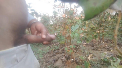 BlondeTroubleshootor: Big Black Cock Indian Man Outdoor. Enjoy