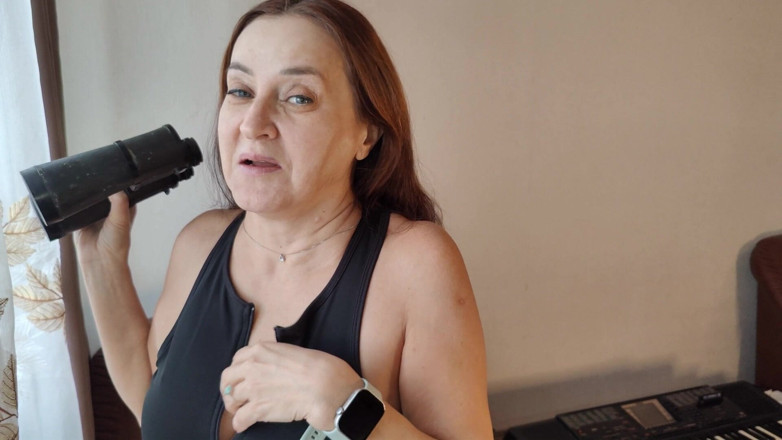Tumanova Alina: Voyeurs - My Wife and I Watch Through Binoculars and Have...