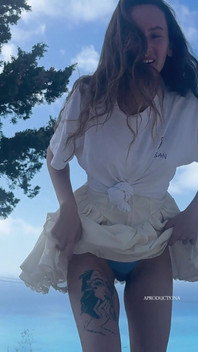 Wetting Ck Panties on a Hike