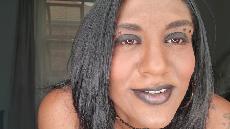 domslutfucker: Desi Slut Dirty Talking While Playing, Displaying Her Tongue and...