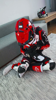 Playing with Motorcycle Boots
