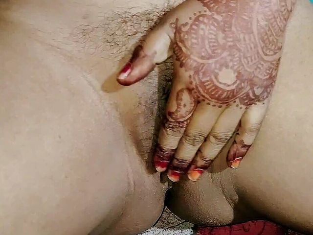 On the Day of Karwa Chauth, He Started Caressing Her Hairy Vagina and Started Sucking Her (Shrdha)