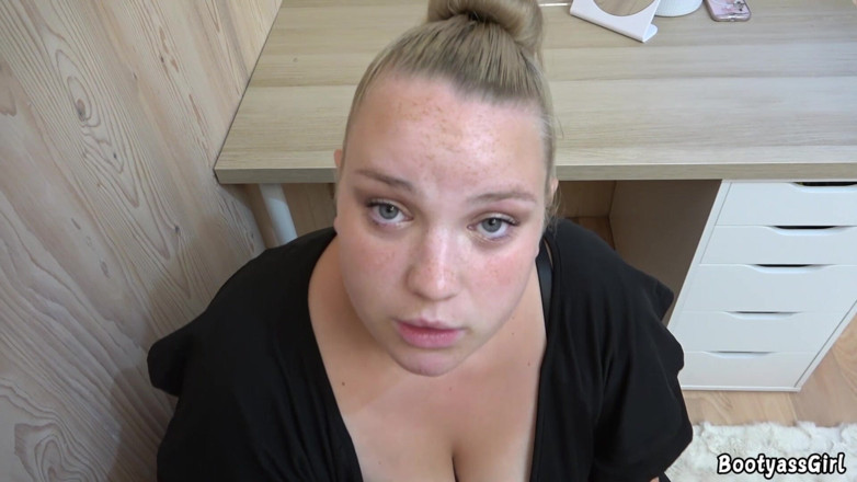 Booty ass Girl: Horny Chubby Babe Made Him Cum Very Quickly