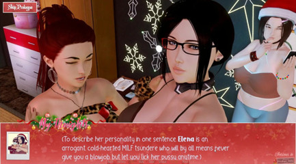 Cumming Gaming: Unlimited Christmas [Xmas Hentai porn play], ep.1. Cheating on my girlfriend...