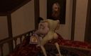 Wraith Futa: Ladyboy cưỡi đít ladyboy mạnh bạo trên ghế sofa