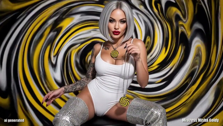 Goddess Misha Goldy: Forează Mantra prin axul tău ca legea. Mângâie cuvintele în - Scurgere îndoiala