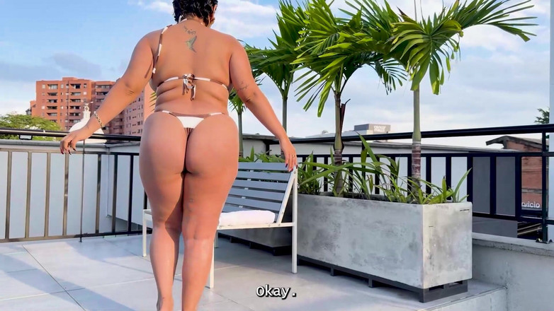 Zack whiter: Stranger cavalca un cazzo enorme con la sua figa stretta...