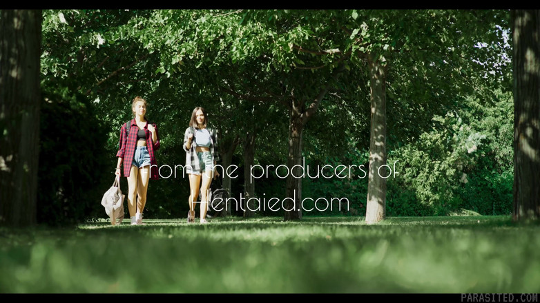 Parasited: Teen Lesbian Sex at the Camp - Alissa Foxyand Eve Sweet...