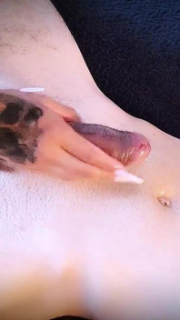 Handjob Ketat Pasca-orgasme Saudara Tiri, Cumshot Panas