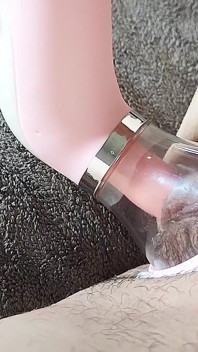 Morning Handjob with My Cute Sex Toy
