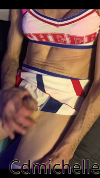 Cdmichelle Super Bowl Cheerleader Outfit Super Huge Cumshot