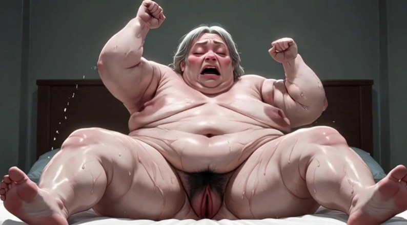 YOUR BEST FANTASY: Fat BBW Hairy Bush Masturbation - Wet Hairy Pussy Rubbing &amp; Creamy...