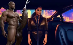 Ai-generated Uber Driver Put His Big Dick on My Face While Sing.