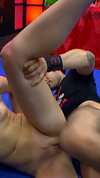 Blonde MILF with Big Tits Gets Dominated...takes a Massive Facial!