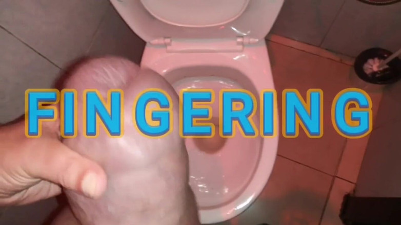 Monster_Meat_: Wanking in toilet