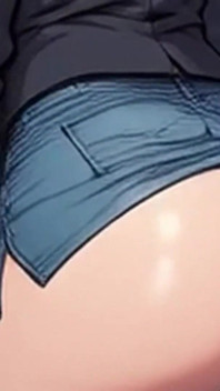 Waifu 素人少女第一人称视角 - 办公室泳装挑逗和特写老板口交
