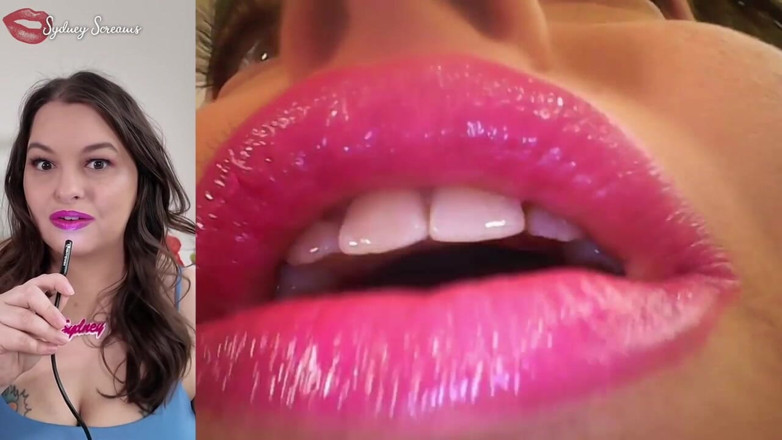 Sydney screams fetish: Diep in de mond van Sydney - Sydney schreeuwt met mond,...