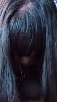 Goth Secretary Works for a Promotion