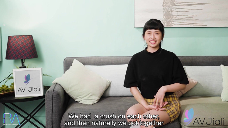 AV Jiali: Taiwan babe Miss Han Yan gets interviewed &amp; fucked hard