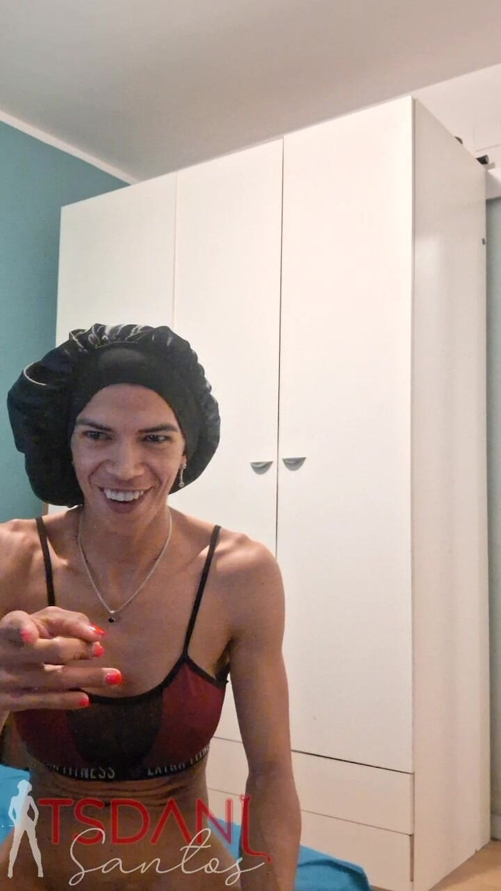 Tsdanisantos1: Oh, It's so Hot, I'm Going to Take My Dick...