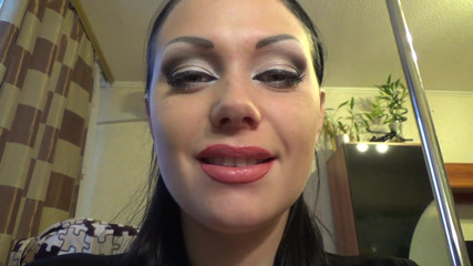 Goddess Misha Goldy: Gentle giantess swallow you alive
