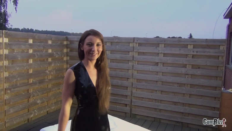 Cumbizz: Teen latex halloween gangbang Julie Sky-high