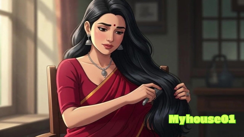 My house for adult: Seks dengan adik tiri emosi di atas lantai bilik air
