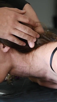 Gagball und blowjob für Lety Howl a subby