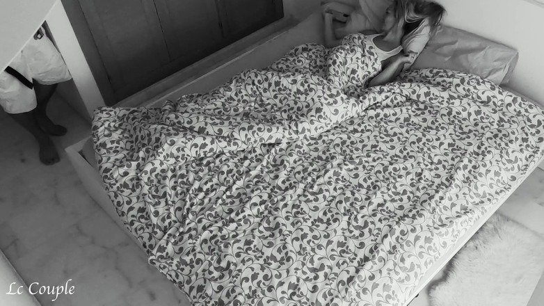 LC couple: Night Vision Cam Recorded How Stepbrother Visited Stepdaugther Bedroom Late...